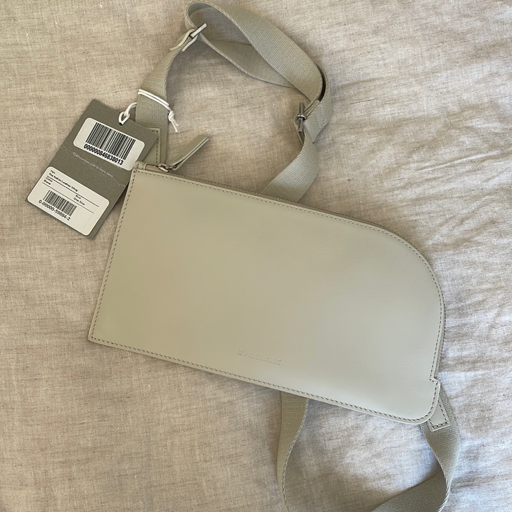 Everlane Leather Sling Bag - Bone NWT